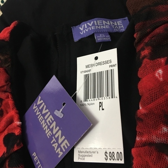 π
ΊVivienne Tam Rayon Mini Dress Mesh Abstract Floral Ruching Ruffles - Picture 10 of 13